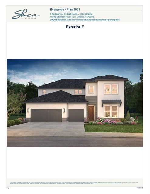 12839 Forest Garden Ct — Evergreen 60'