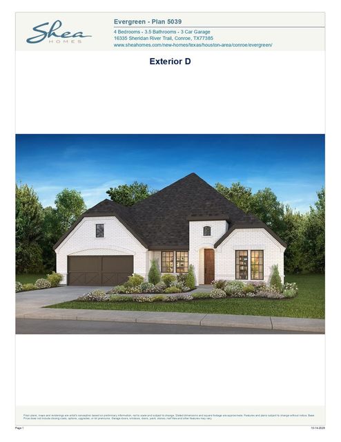 16016 Mahogany Mist Dr — Evergreen 50'